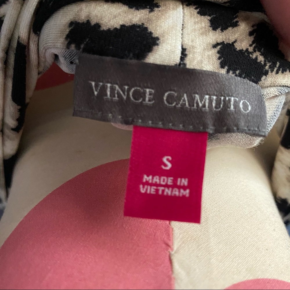 VINCE CAMUTO Animal Print Tank Blouse SMALL - Picture 3 of 3